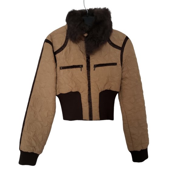 Cropped Bomber Jacket - Picture 2 of 9